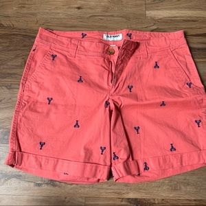 Old Navy Pink Lobster Shorts